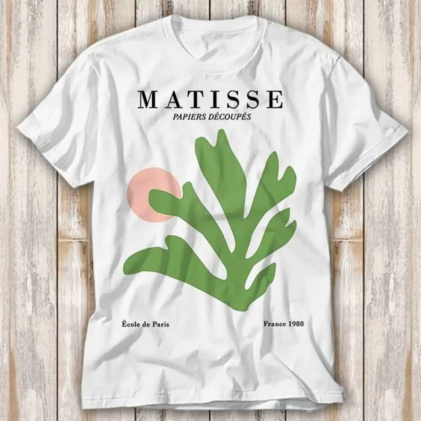 Matisse Papiers Decubes France 1980 T Shirt Best Seller Funny Movie Music Meme Top 4255 vintage Washed Slightly