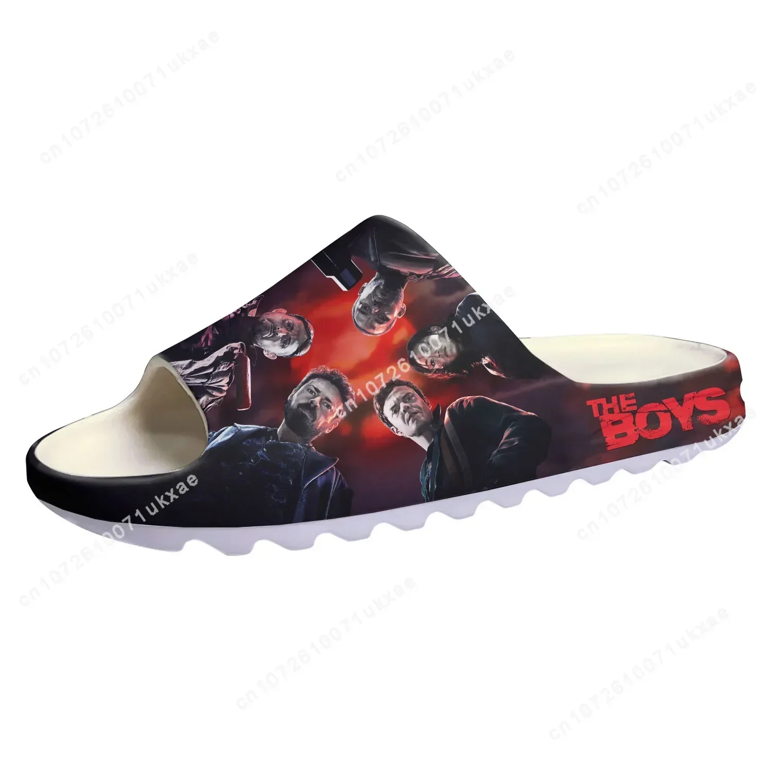 The Boys TV Series Soft Sole Sllipers Home Clogs Billy Butcher Step on Water Shoes Mens Womens Teenager Step in Custom Sandals