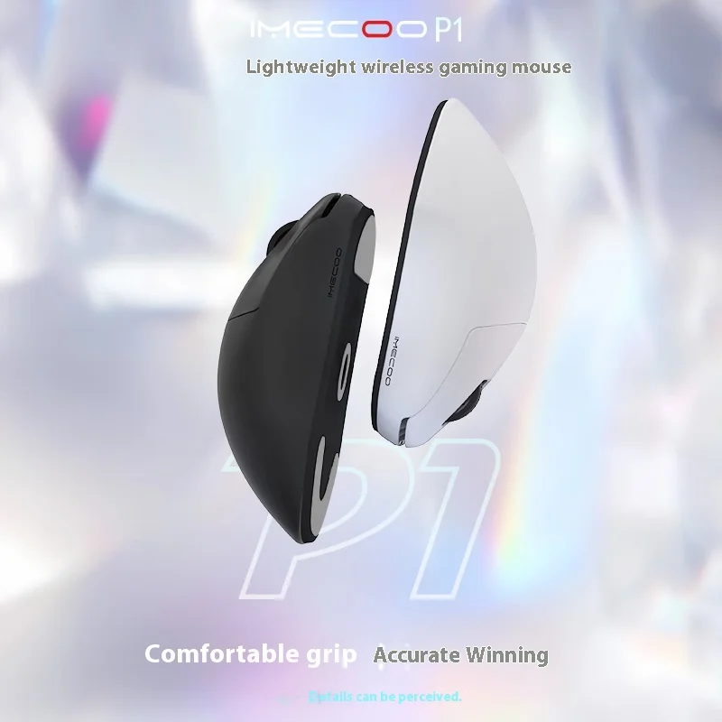 IMECOO P1 Wireless Gaming Mouse Pixart3950 Flagship High-Precision Sensor 8000Hz E-Sport Polling Rate Customized Kailh Switch
