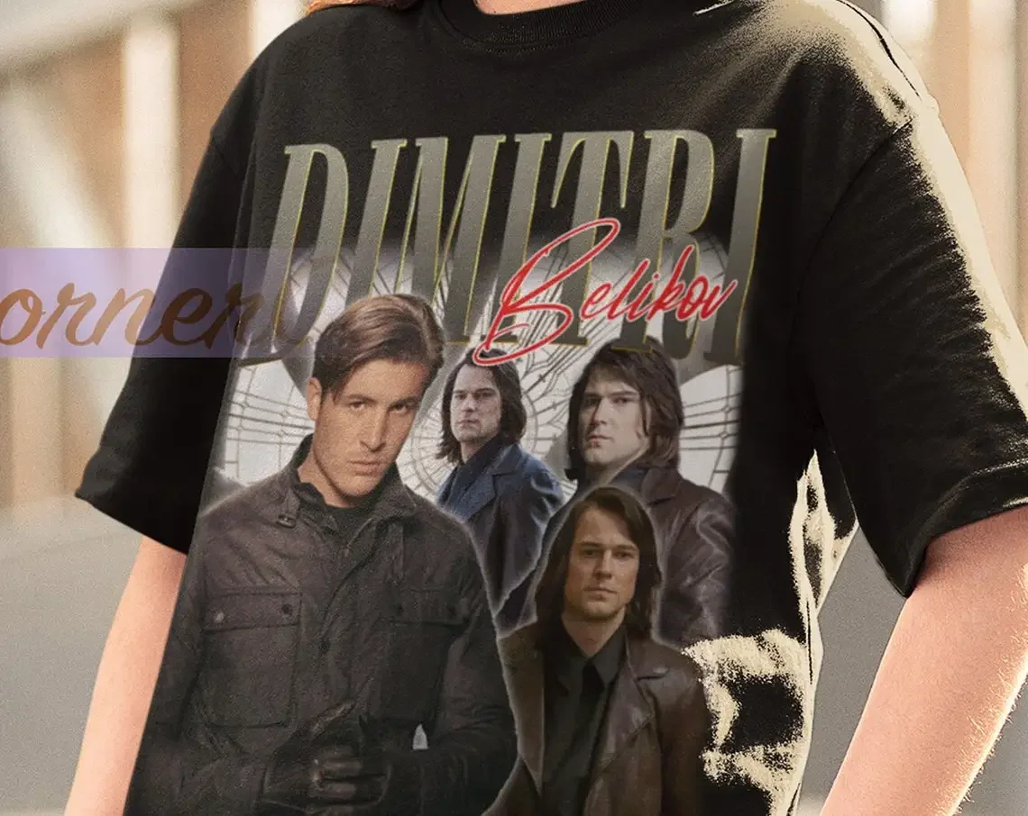 

DIMITRI BELIKOV Shirt Dimitri Belikov Homage T-Shirt Danila Kozlovsky Russian Actor Vintage Retro Merch Funny Vampire Academy