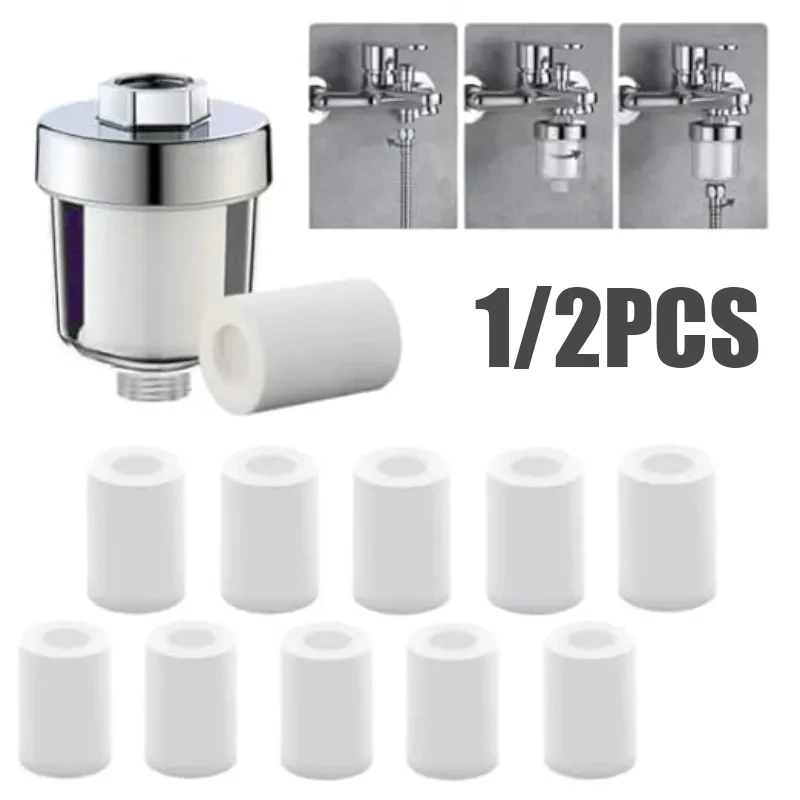 

Universal Faucet Purifier Kit Water Outlet Filter High Density PP Cotton for Kitchen Bathroom Shower Household