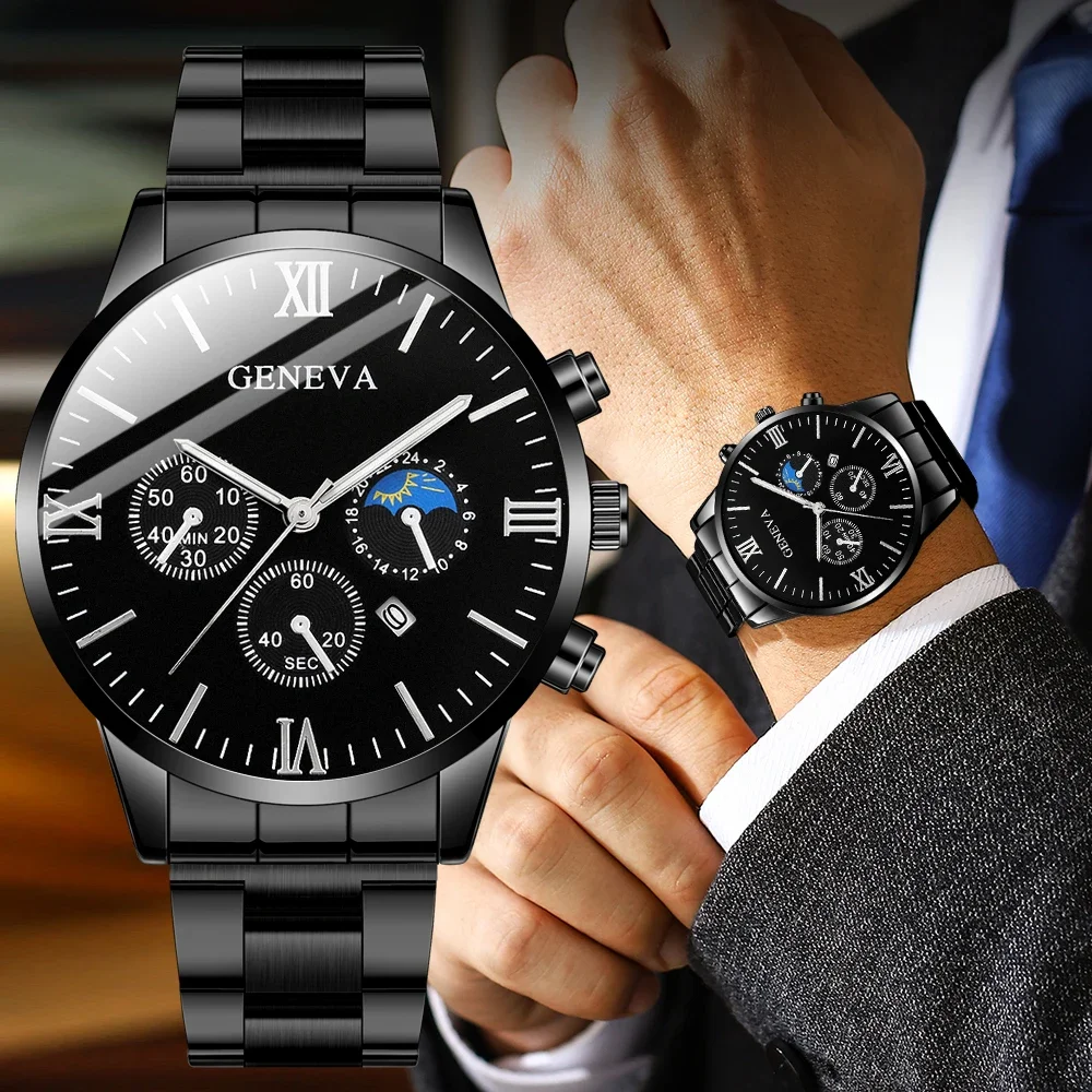 men's watch, analog dial, combining fashion and business, a perfect timepiece
