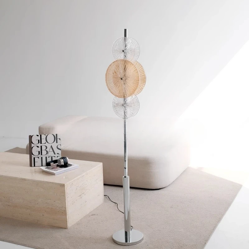 

Glass floor lamp exhibition hall living room designer atmosphere standing lamp