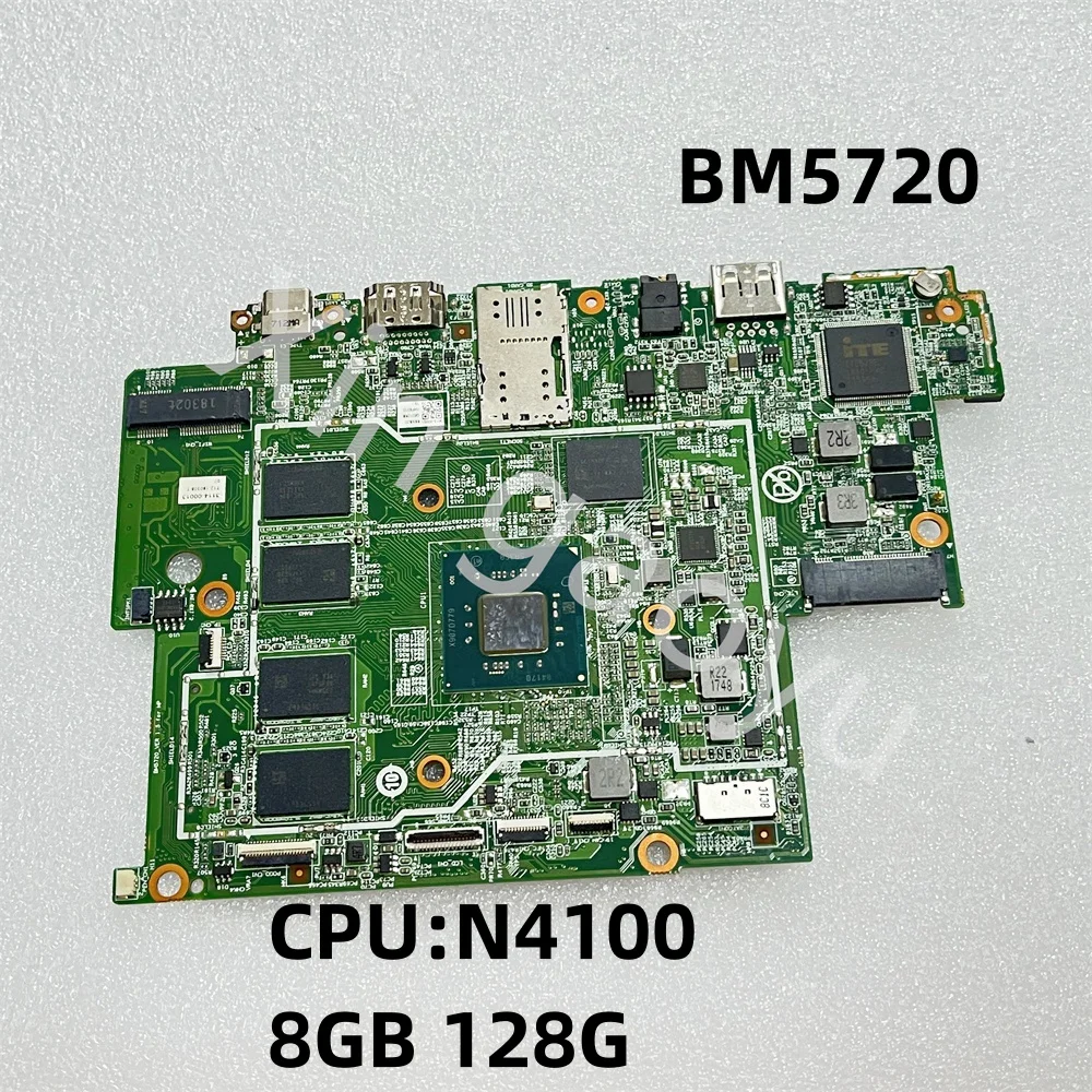 

Original For Lenovo Tablet 10 Laptop Motherboard BM5720 02DC102 Mainboard with CPU:N4100 8GB 128G 100% Test Perfect