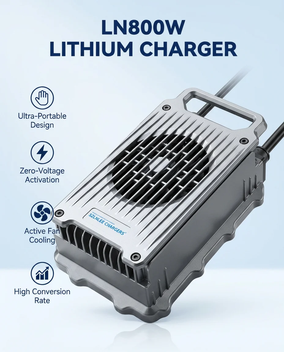 52V Battery Charger LNLEE 58.8V 5A 8A 10A 15A Smart Fast Charger for 14S Li-ion Battery Electric Scooter E-bike — купить у AliExpress WW