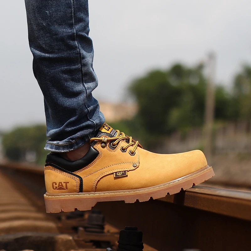 Nowe męskie buty robocze, wysokiej jakości skórzane buty codzienne, sportowe buty codzienne na świeżym powietrzu, klasyczne skórzane buty Oxford,