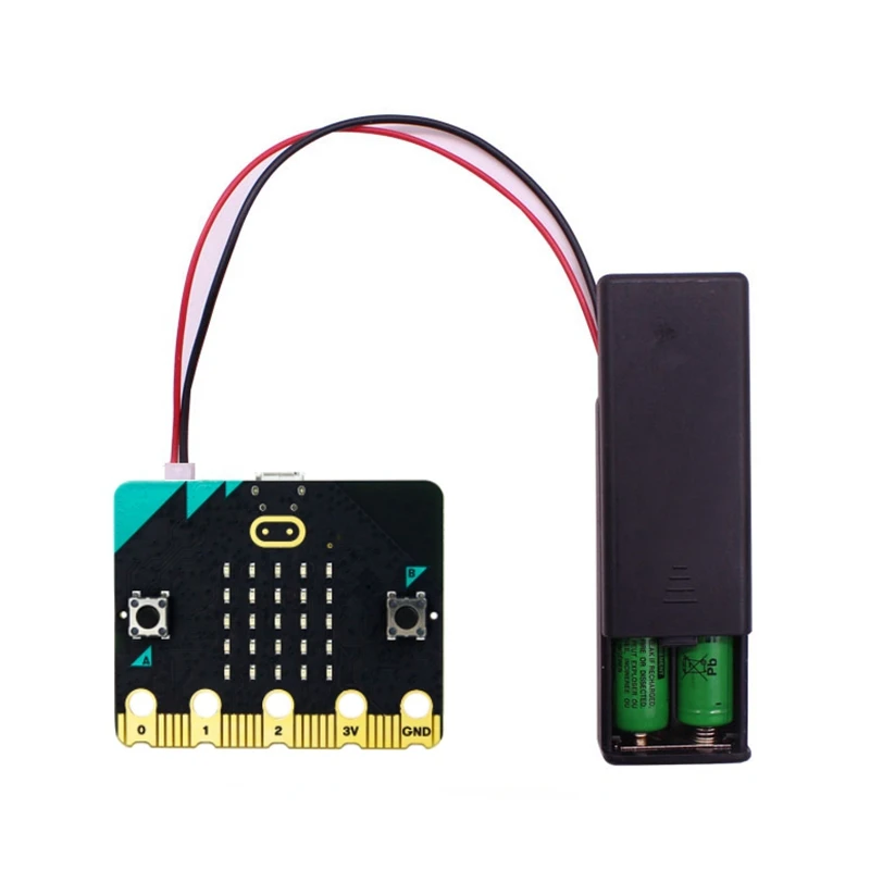 BBC Micro:Bit V2 Kit Built-In Speaker Microphone Touch Sensitive Programmable Development Board+Battery Box DIY Project