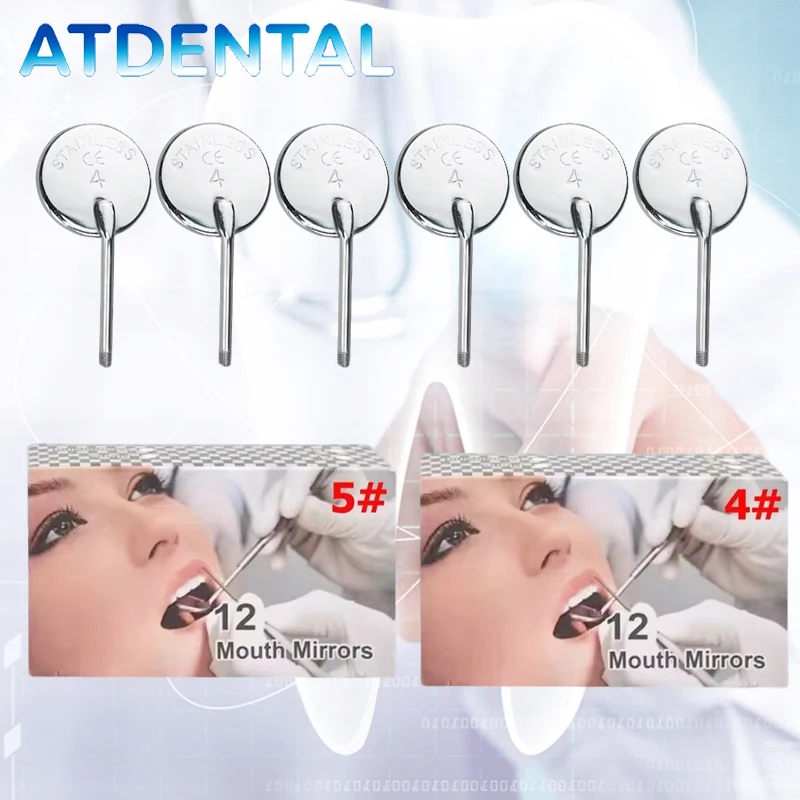 

Dental Mirror Double Sided Stainless Steel Dental Checkup Tool Dentistry Reflector Oral Cavity Mirror Professional Dentist