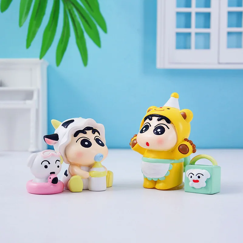 Cute And Playful Little Crayon Shin-Chan Joyful Carnival Blind Box Figures Animated Peripheral Dolls Mystery Box Toy Gift