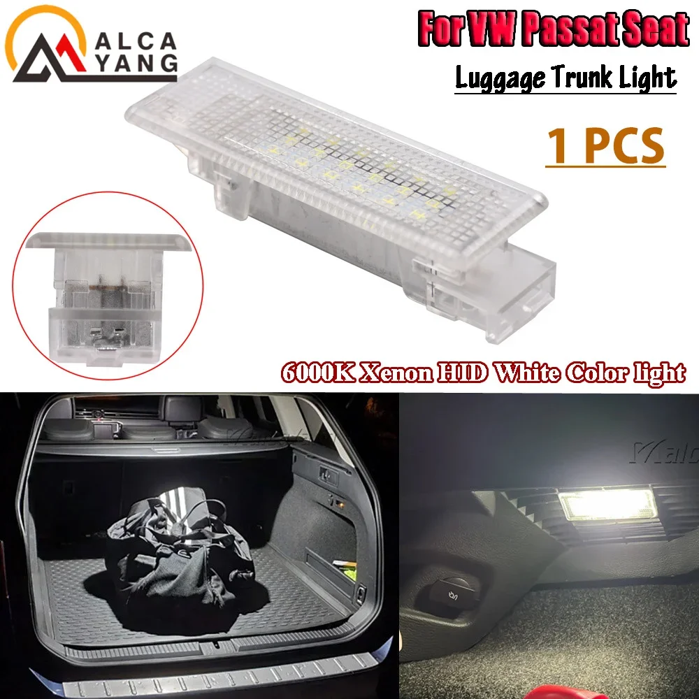 Luggage Trunk Light For VW Passat B6 Golf 5 6 Plus 05 Canbus Error Free 12V LED Light Lamp For VW Caddy 04 Eos 06 Jetta/Syncro