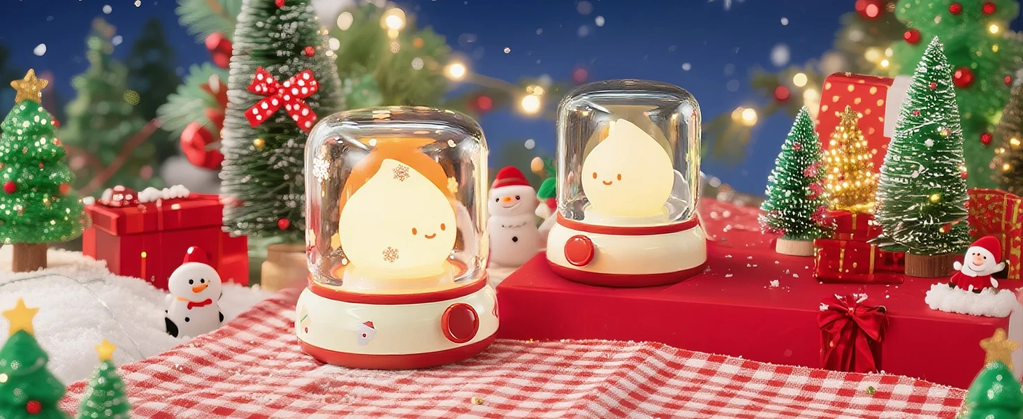 Led Night Light Rechargeable Dimmable Table Lamp Children's Night Light for Nursery Bedroom Cute Birthday Gift