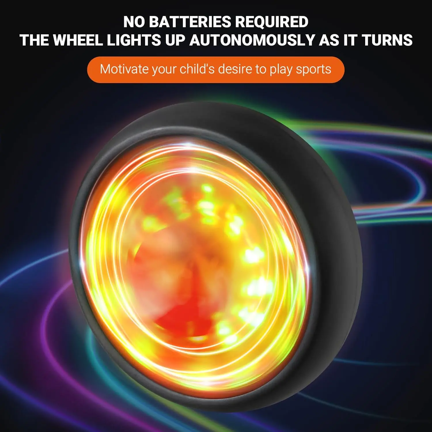 Bicicleta de equilibrio para niños y niñas de 1 año, iluminación colorida, juguetes para bebés, primer paseo, 10-24 meses, 12-24 Mon