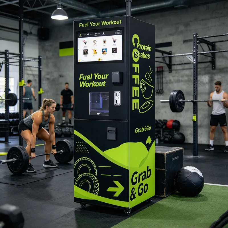 Protein Shake Machine Protein Shake Vending Machine Automatic Vending Maker Smart Touch Screen for Gym OME