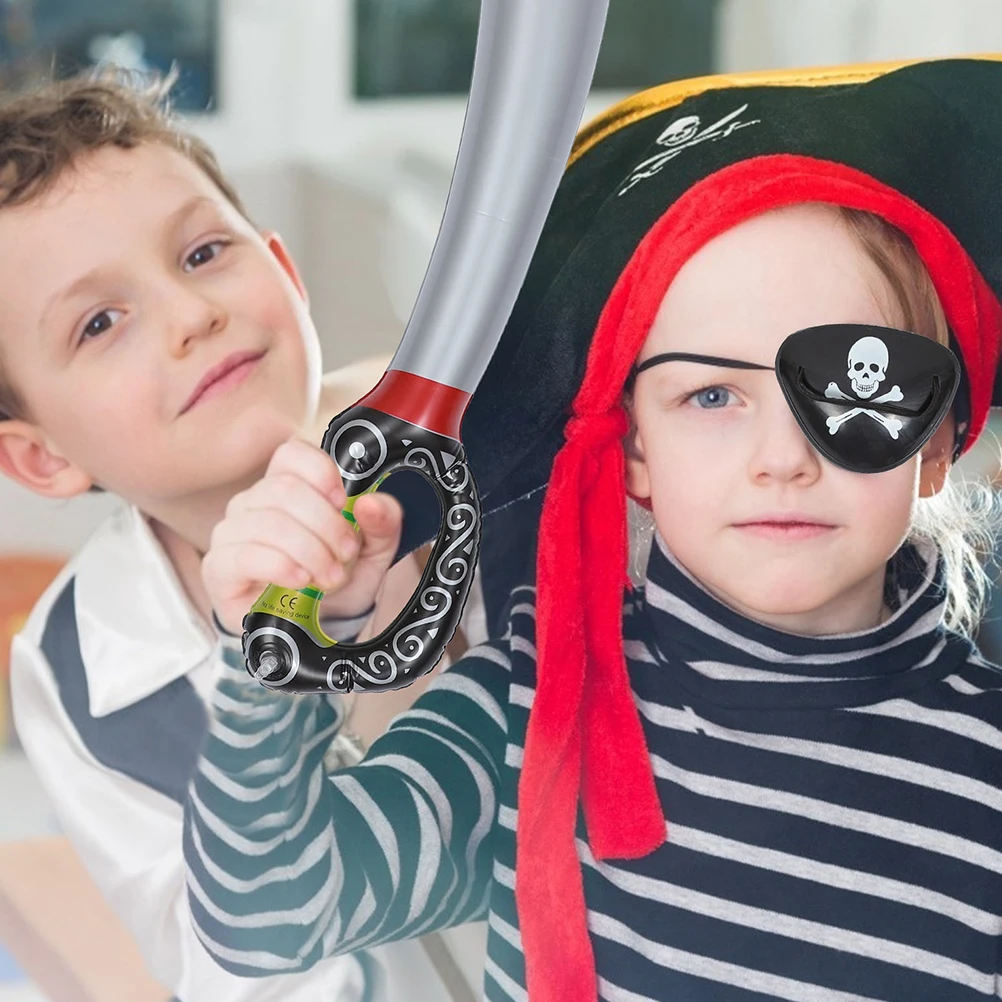 

12 Pcs Pirate Blindfold Masquerade Party Mask Halloween Eye Patches for Kids Decorate Masks Plastic Decorations Child