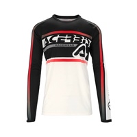 Summer Motorcycle Mountain Team Jersey Acerbis Linear Mx White Black Downhill Mtb Offroad Bike T-Shirt Mountain Ride Jersey