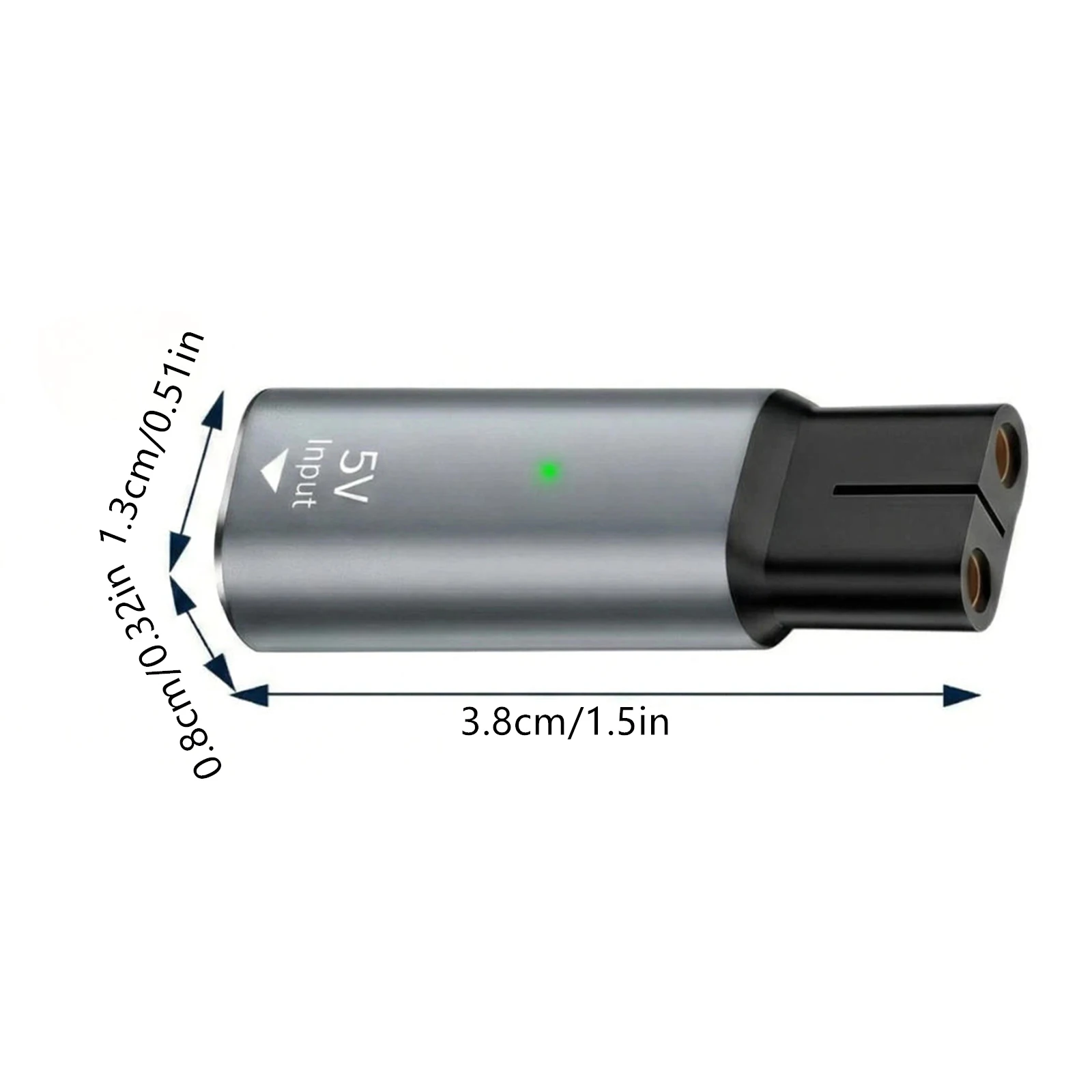 1Pc 5V Type-C Shaver Adapter Charging Converter For Philips Norelco OneBlade QP2724 QP2834 QP6507 QP6552 MG9520 Beard Trimmer