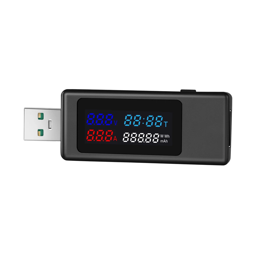 10 in 1 USB Tester DC Digital Voltmeter Amperimetro Current Voltage Meter Amp Volt Ammeter Detector Power Bank Charger Indicator