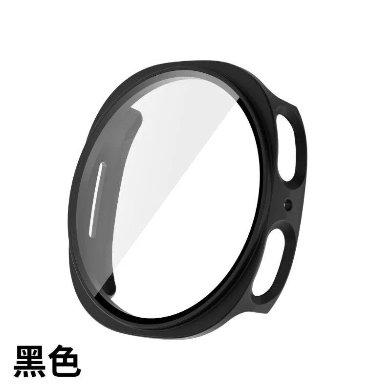 強化ガラス + カバーサムスンギャラクシーウォッチ 8 40 ミリメートル 44 ミリメートルスクリーンプロテクターシェルケースアンチスクラッチバンパーギャラクシーウォッチ 8 クラシック