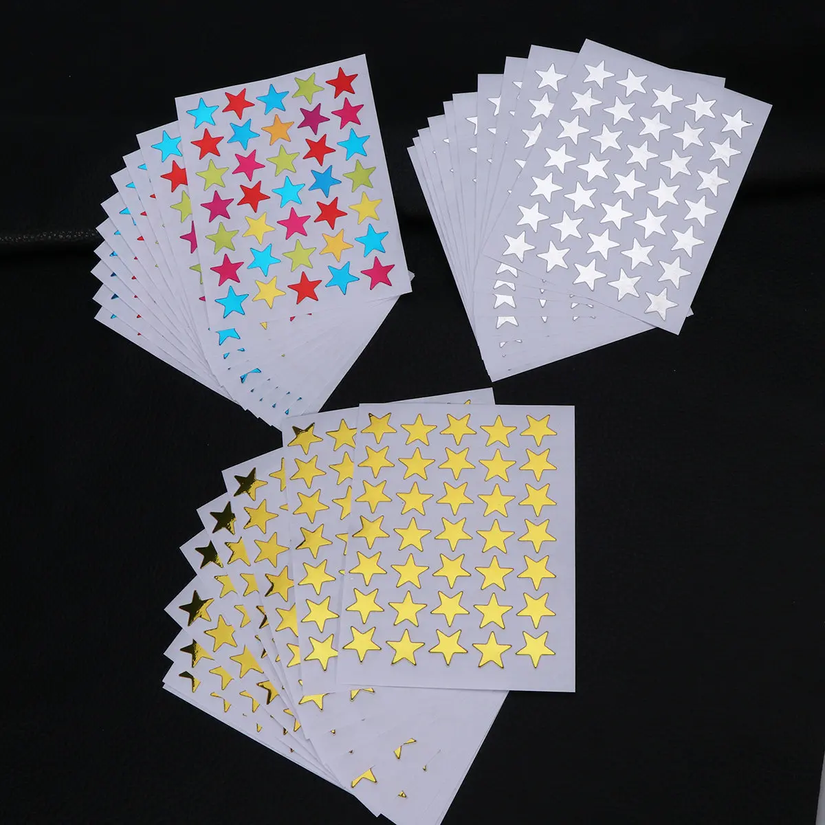 

6 пакетов ярких наклеек в форме звезды (1,5 см) для учителей, использования в классе, поощрения хорошего поведения, маркировки, поделок, тетрадей, праздников