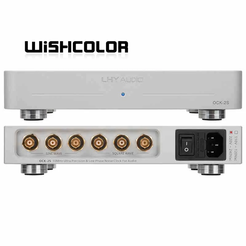 Wishcolor OCK-2S 10MHz OCXO High Precision Ultra-low Phase Noise Reference Clock Generator with 6-Channel Output