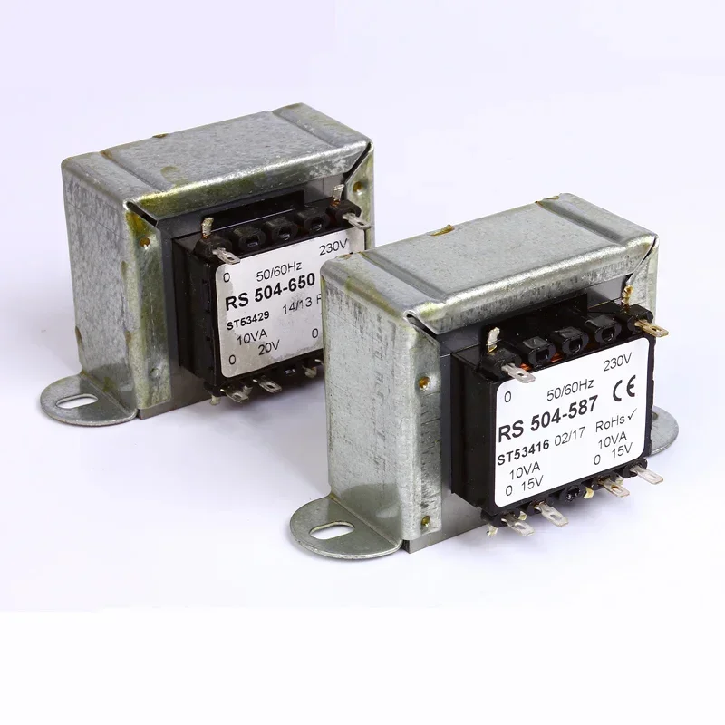 British RS EI type 20W dual 6.3V 9V 12V 15V 18V 20V 24V transformer 20VA E cow