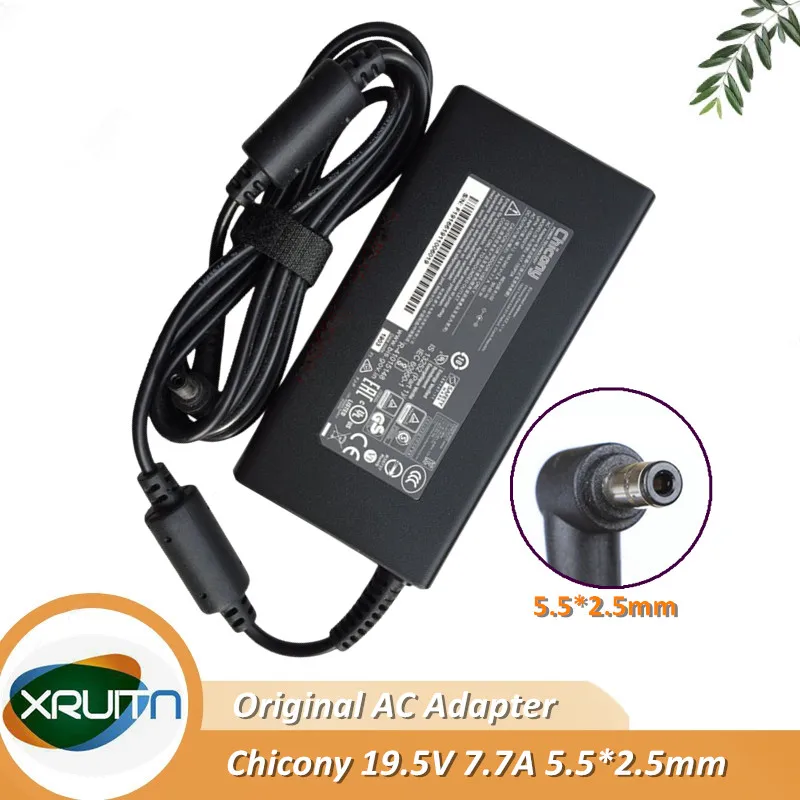 

Genuine Chicony 19.5V 7.7A 150W AC DC Adapter A17-150P2A For MSI GS60 GS70 CLEVO P651RA Laptop Power Supply Charger A14-150P1A