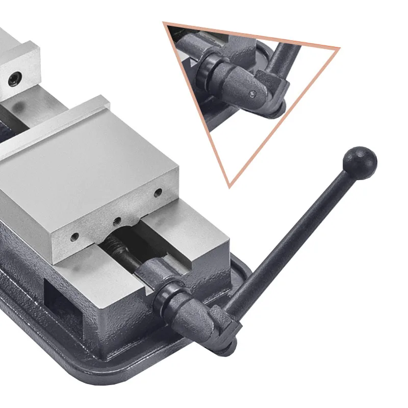 Imagem -03 - Alicate Plano de Nariz Fixo Angular de Alta Precisão Prensa de Mesa Hidráulica para Fresadoras Pesados de Categoria Industrial 4