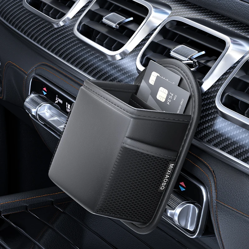 

Car Air Vent Trash Can Organizer Cup Holder Eyeglass Clip Organizer Phone Holder Organizer Trash Storage Bin Storage Box