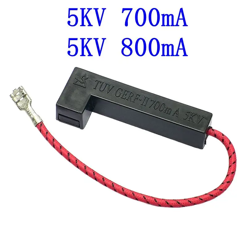 5KV 700mA 800mA High Voltage Fuse for Microwave Ovens Universal Fuse Holder Microwave Ovens Parts