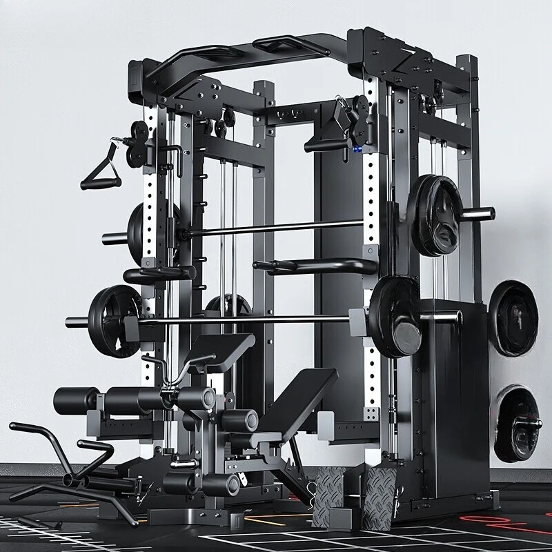 

Gym Smith Machine Strength Comprehensive Training Equipment Set Combination Household Multifunctional Squat Rack