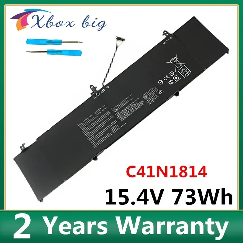 

C41N1814 Laptop Battery For ASUS ZenBook 15 UX533 UX533FD UX533FN RX533 RX533FD BX533FD Series 15.4V 73WH