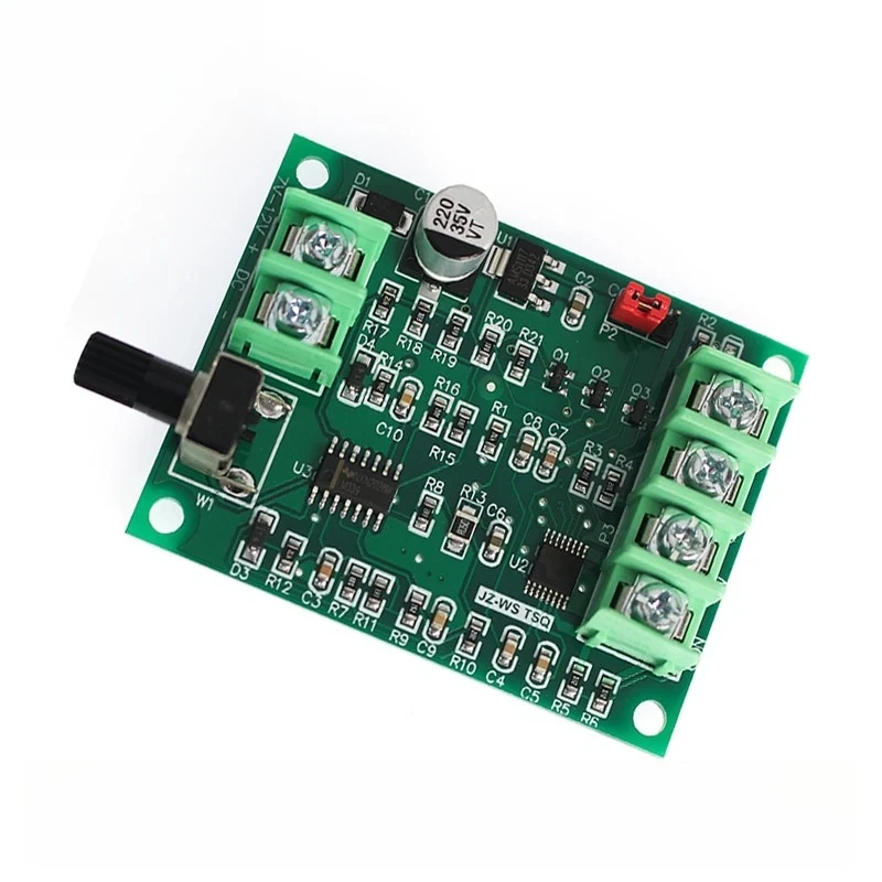 7V-12V Brushless DC Motor Driver Board Reverse Voltage Overcurrent Protection for HDD/CD-ROM Motors 7-12V BLDC Speed Controller