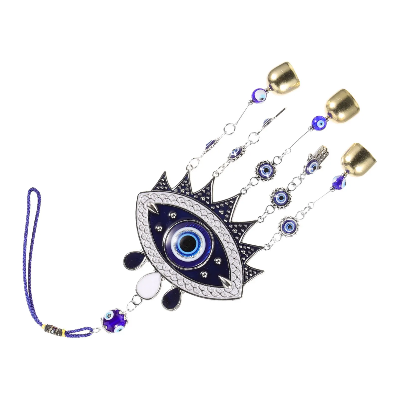 

Blue Evil Eye Hanging Ornament Delicate Turkey Hanging Decor Car Rearview Mirror Charm Evil Eye Protection Decoration