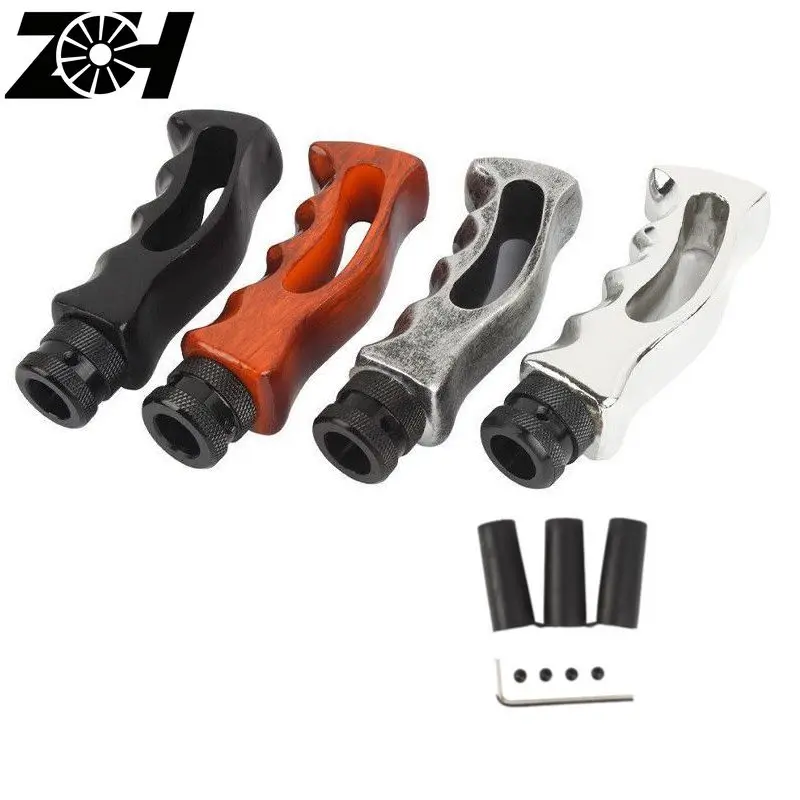 Universal 5 6 Speed Car Manual Leather Red/Black Stitch Gear Stick Shift Knob Shifter Lever Pen Replacement Gearstick Interior