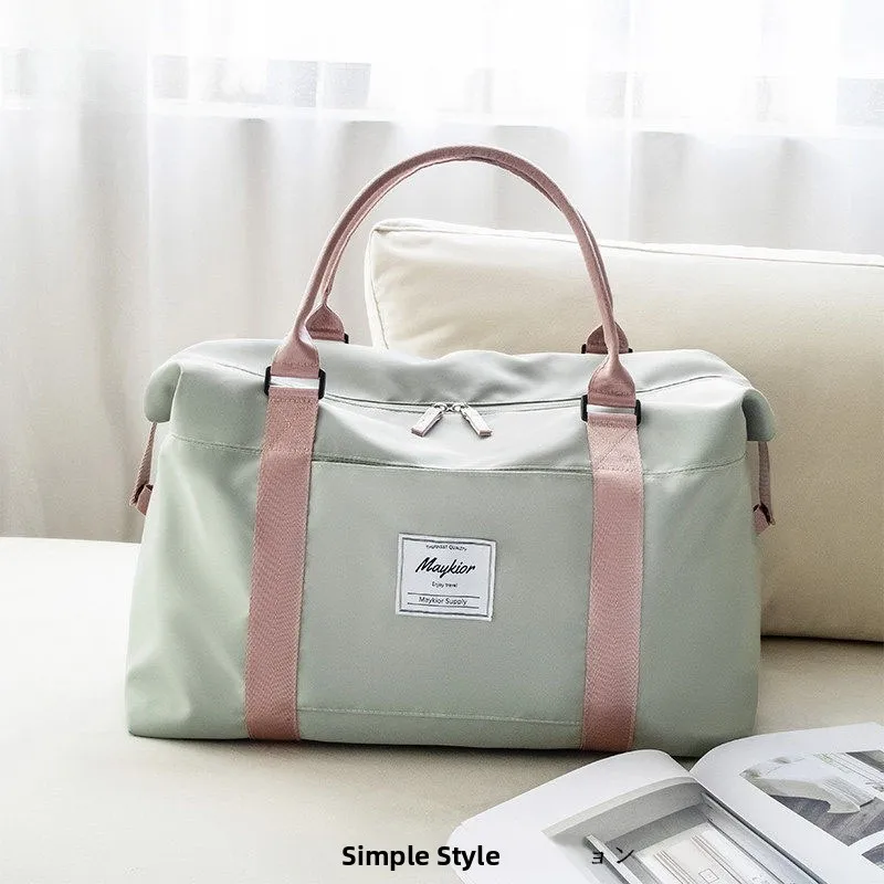 lightweight-large-capacity-handheld-mu-travel-bag-waterproof-luggage-bag-for-short-trips-outdoors-sweet-lady-style-oxford-cloth