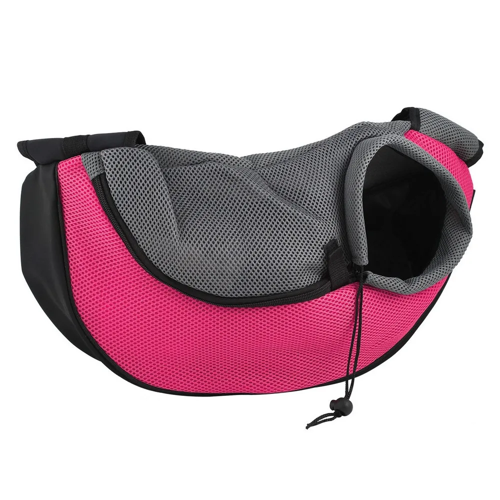 Pet Carrier Cat Puppy Dog Carrier Sling Front Mesh Travel Tote Shoulder Bag Backpack Silicone Bowl Drop Shipping By ePacket