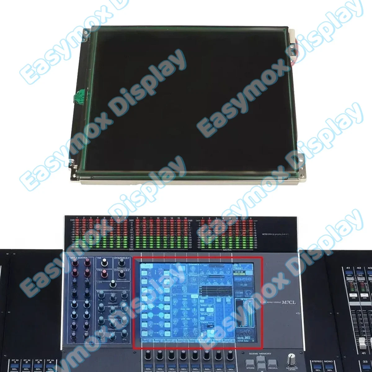 

LCD Display For Yamaha M7 M7C M7CL M7CL-32/48 Digital Mixer Console Screen Repair Parts WE96080R