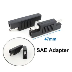 12/24V pannello solare SAE testa maschio polarità connettore adattatore inverso caricabatteria per cavo a sgancio rapido V27