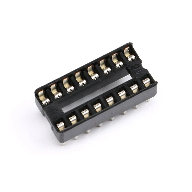 20PCS/10PCS DIP16 IC SOCKET DIP CHIP TEST HOLDER Adaptor 16 PIN dip-16 DIP 16PIN 16p 2.54MM PITCH CONNECTOR