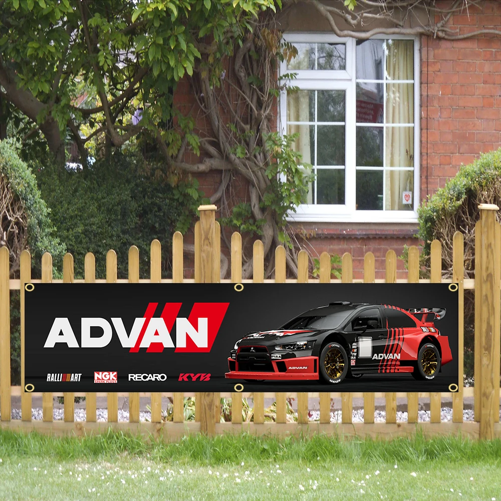 

Баннер с изображением гоночного руля, полиэстер, декор для гаража, для автолюбителей, улучшает пространственную эстетику, без флагштока, быстрая установка