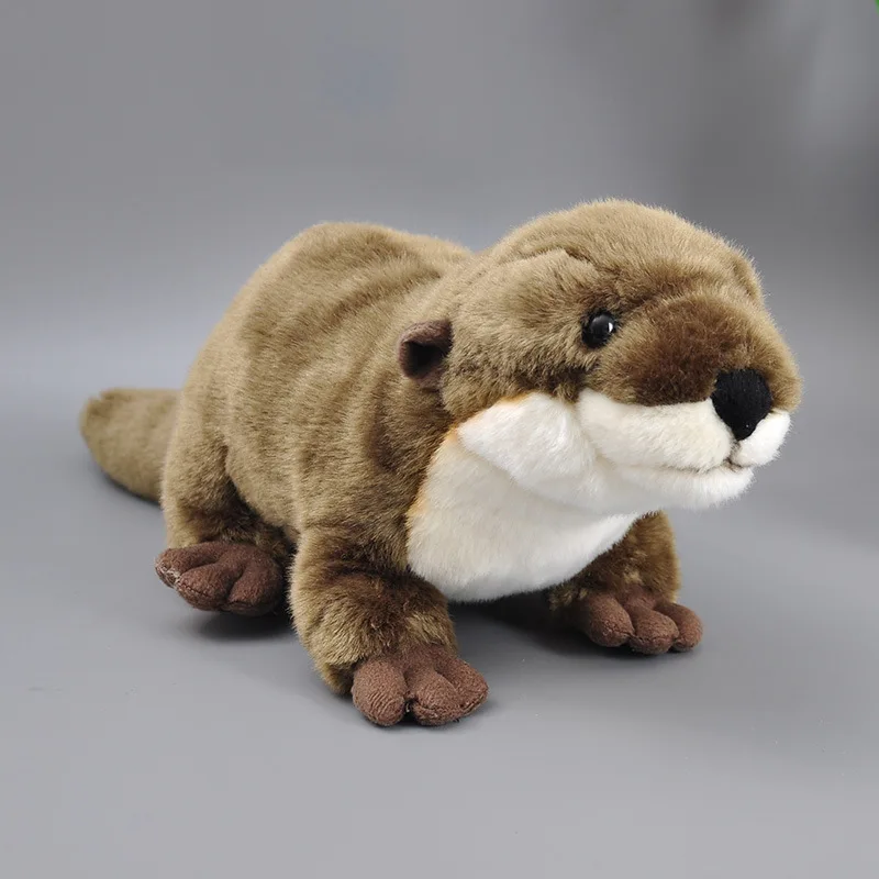 New Simulated wild animals  Otter Plush toy zoo big doll lovely doll ornaments christmase birthday gift