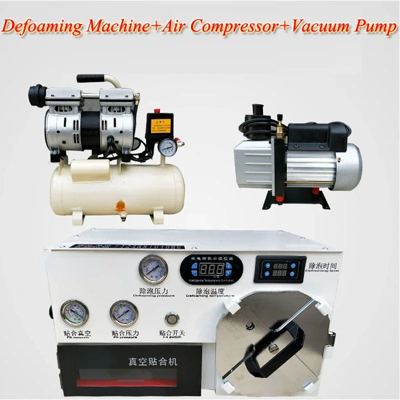 

CHKJ Defoaming Laminating Machine With Air Compressor Pressure Screen Machine Mobile Phone Screen/LCD Screen/Maintenance