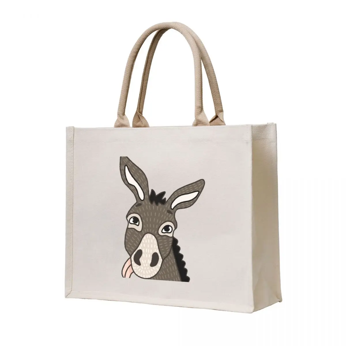 

Funny donkey Tote Bag tote bag custom Canvas tote bags cloth bags