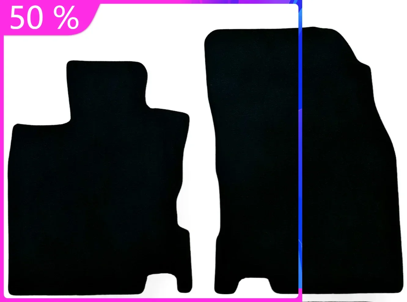 

Надежные передние автомобильные коврики велюр для Nissan Qashqai 2014-2021 водонепроницаемые ковры авто вкладыши 2 шт.