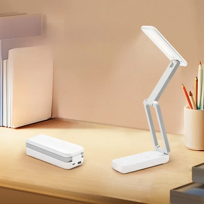 

Portable folding learning desk lamp ML-F800B-CD stepless dimming home 8000mAh mobile power version