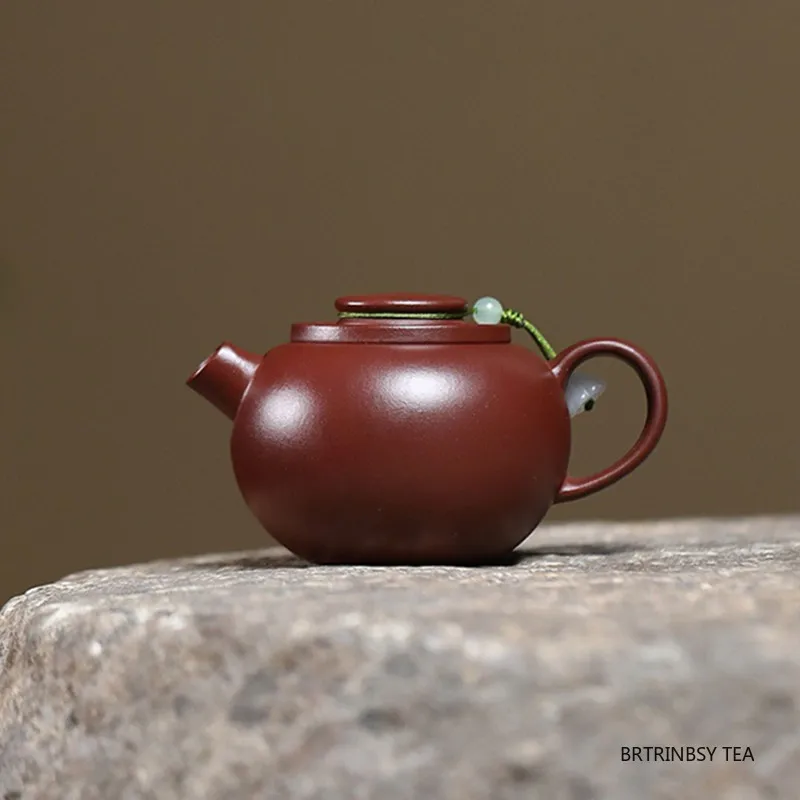 

Chinese Yixing Purple Clay Teapot Beauty Tea Infuser Kettle Vintage Household Handmade Tea Pot Zisha Teaware Tea Set 90ml