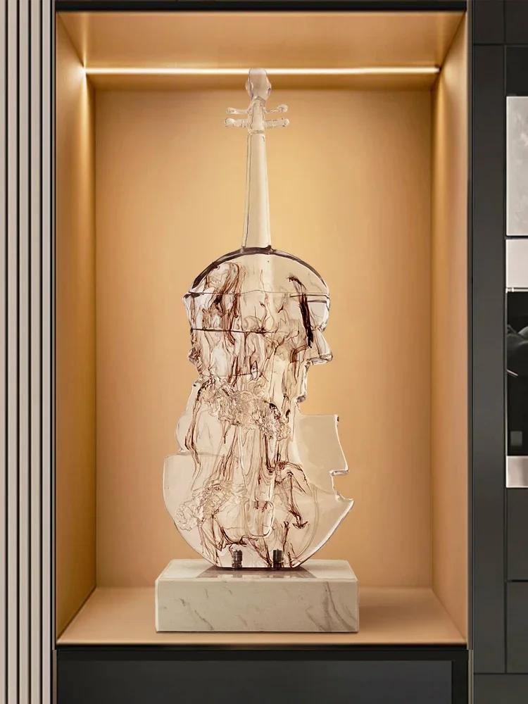 Creative violin living room floor decoration art online celebrity home accessories porch hall wine cabinet desktop display