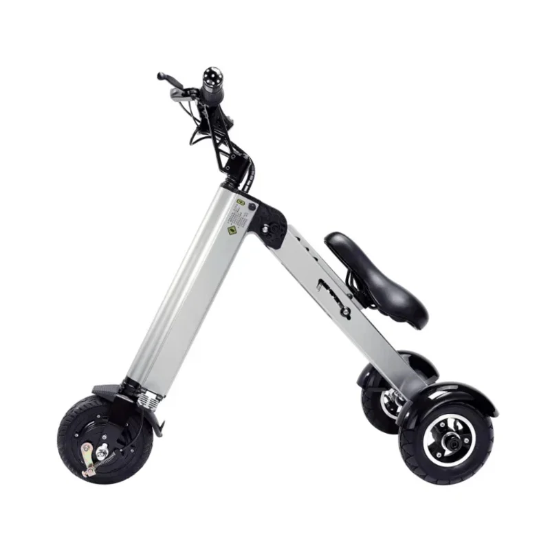 2024 New Riding Smart 250W Vehicle Tricycle Portable Electir Folding Bike Electric Scooters Support Customization