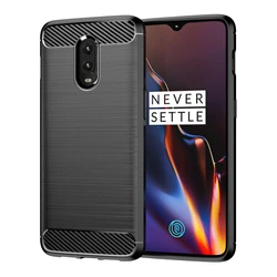 Carbon Fiber Case for oneplus 6t 1+6 Shockproof Silicone Phone Cover For Oneplus 6 1+6T Matte Soft Slim Cases Coque Fundas