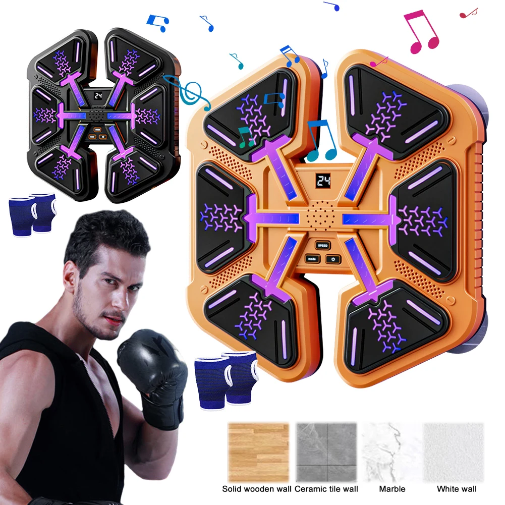 Smart Music Boxing Machine Home Wall Target Adults Children's Strike Reaction Indoor Electronic Target Sanda Training Device